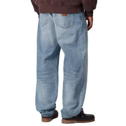 AARON PANT Blue Burst Washed