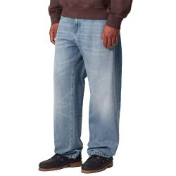 AARON PANT Blue Burst Washed