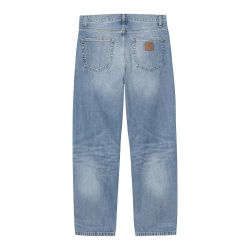 AARON PANT Blue Burst Washed