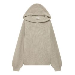 HOODIE MAIN UNISEX COTTON Maglione Cappuccio, Jute