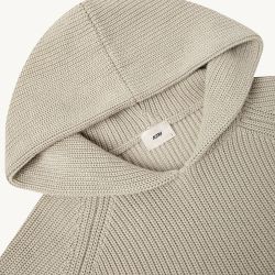 HOODIE MAIN UNISEX COTTON Maglione Cappuccio, Jute