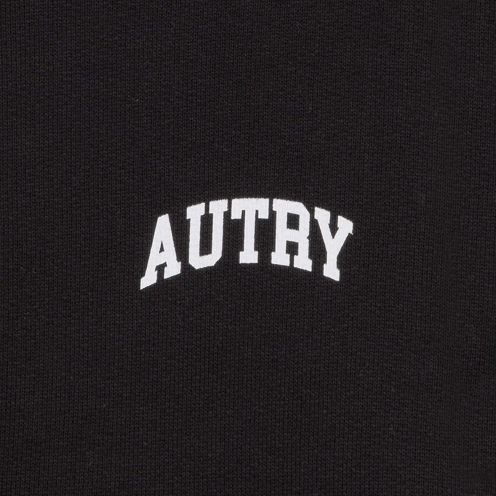 UNISEX COLLEGE POLO SWEATSHIRT Felpa Polo, Black