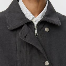 COURIER JACKET Giacca Uomo, Washed Grey Canvas