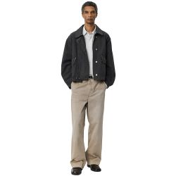 COURIER JACKET Giacca Uomo, Washed Grey Canvas