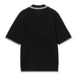 S/S RAMSEY POLO Maglia Polo Uomo, Black / Wax
