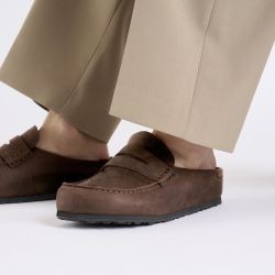 NAPLES WRAPPED OILED LEATHER Ciabatta Unisex, Habana