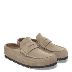 NAPLES WRAPPED SUEDE LEATHER Ciabatta Unisex, Taupe