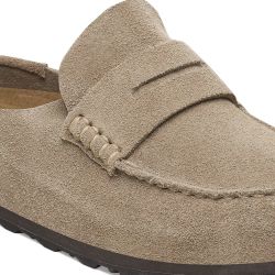 NAPLES WRAPPED SUEDE LEATHER Ciabatta Unisex, Taupe