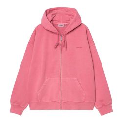 HOODED BENTON SWEAT JACKET Felpa Cappuccio e Zip, Primrose Garment Dyed
