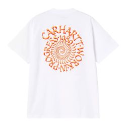 S/S SPIRALS T-SHIRT T-shirt Uomo, White