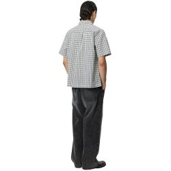 HOLIDAY SHIRT Camicia Maniche Corte, Off White Check