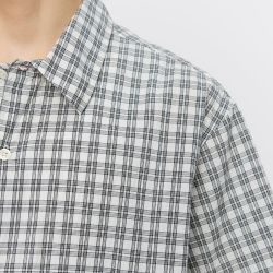 HOLIDAY SHIRT Camicia Maniche Corte, Off White Check