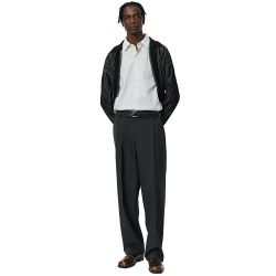 PATCH TROUSERS Pantaloni Uomo, Grey Dry Wool
