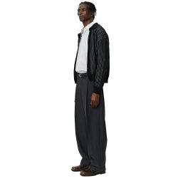 PATCH TROUSERS Pantaloni Uomo, Grey Dry Wool