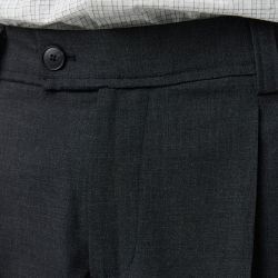 PATCH TROUSERS Pantaloni Uomo, Grey Dry Wool