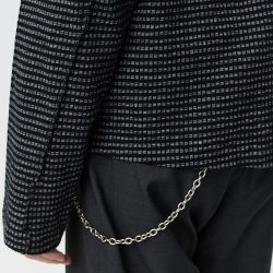 LEISURE ZIP UP Giacca Uomo, Black Experienced Check