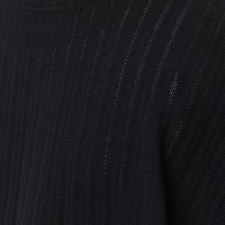 RELAXED LS TEE Longlseeve Uomo, Black Lace Stripe