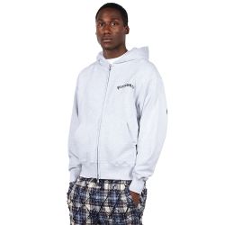 NEURAL ZIP HOODIE Felpa Full Zip Uomo, Heather Grey