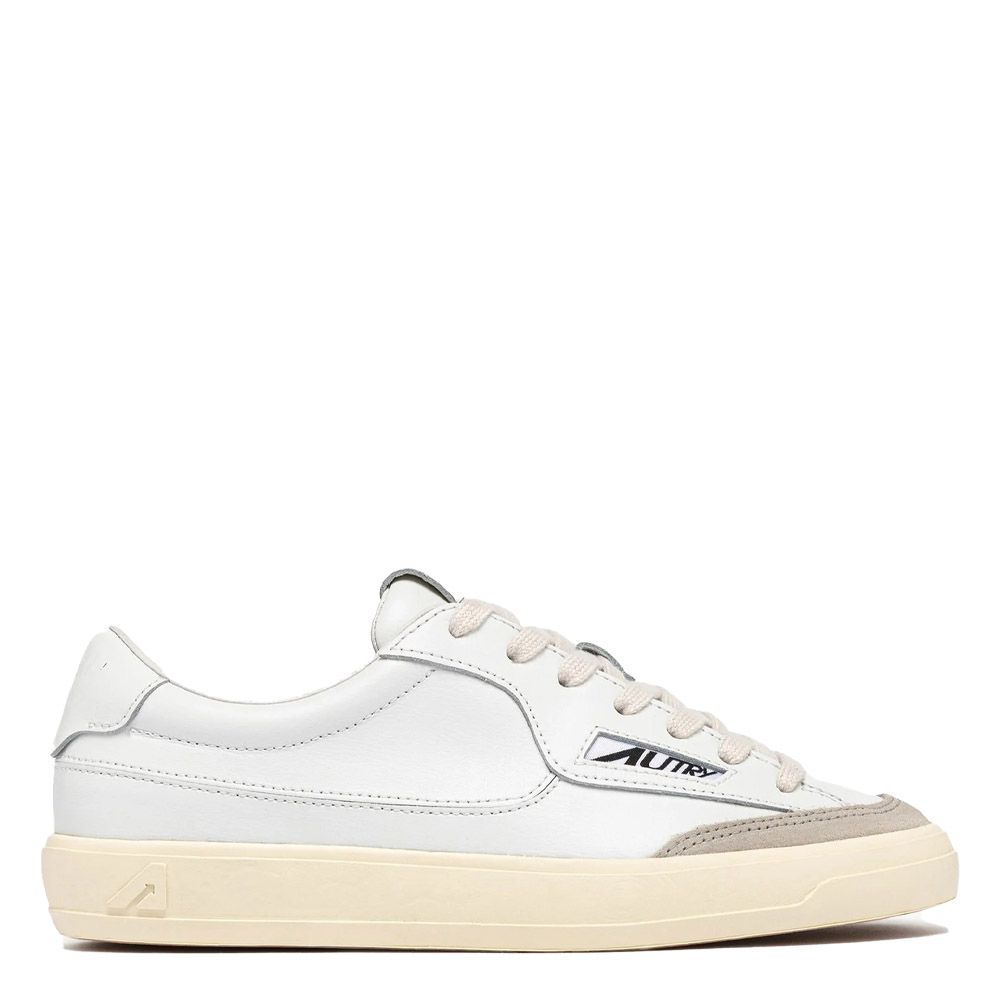 WINDSCAPE LOW MAN LEATHER/SUEDE Sneakers Uomo, White/White
