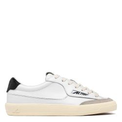 WINDSCAPE LOW MAN LEATHER/SUEDE Sneakers Uomo, White/Black