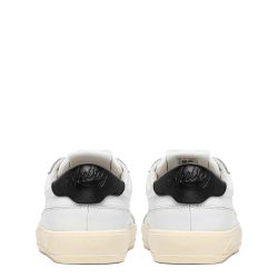 WINDSCAPE LOW MAN LEATHER/SUEDE Sneakers Uomo, White/Black