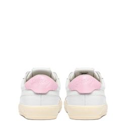 WINDSCAPE LOW WOMAN LEATHER/SUEDE Sneakers Donna, White/Fairy Tale