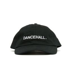 DANCEHALL EMBROIDERED CAP Black