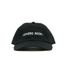 LOVERS ROCK EMBROIDERED CAP Black