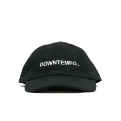 DOWNTEMPO EMBROIDERED CAP Black
