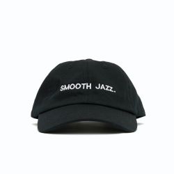 SMOOTH JAZZ EMBROIDERED CAP Black