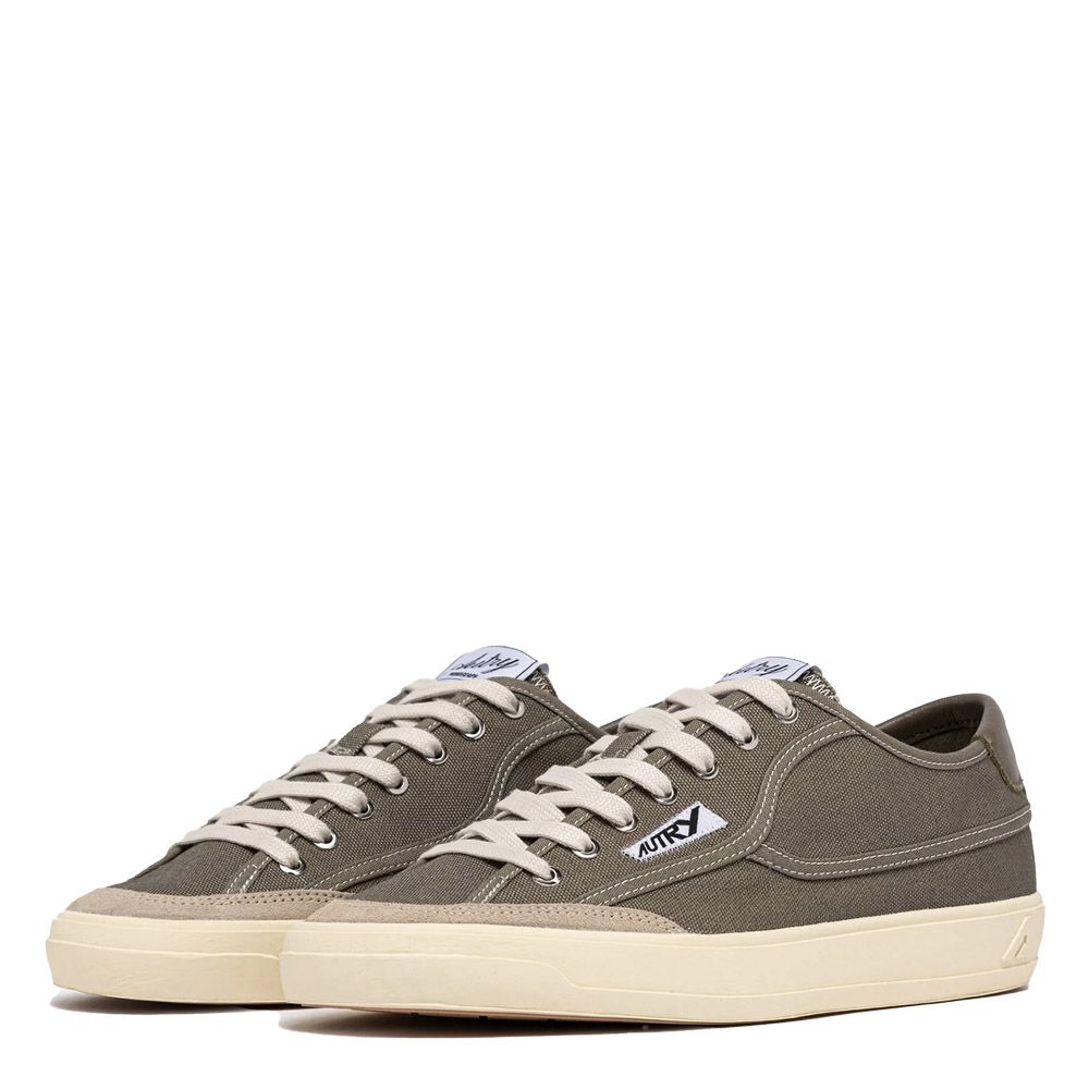 WINDSCAPE LOW MAN CANVAS/SUEDE Sneakers Uomo, Military
