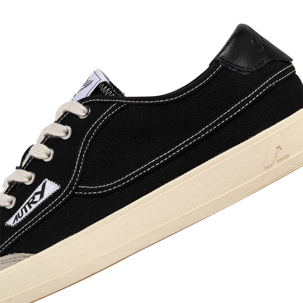 WINDSCAPE LOW WOMAN CANVAS/SUEDE Women's Sneakers, Black