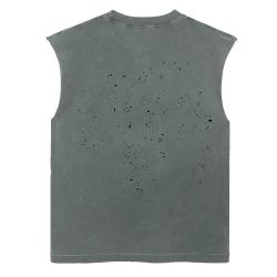 MothTech™ Muscle Tee Unisex T-shirt, Faded Black