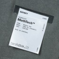 MothTech™ Muscle Tee Unisex T-shirt, Faded Black