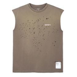 MothTech™ Muscle Tee T-shirt Unisex, Sun Bleachd Falcon