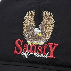 FliteSilk™ 5‑Panel Pinch Cap Black Eagle