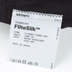 FliteSilk™ 5‑Panel Pinch Cap Black Eagle