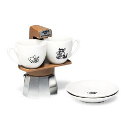 COFFEE BREAK ESPRESSO MAKER Aluminium Brown