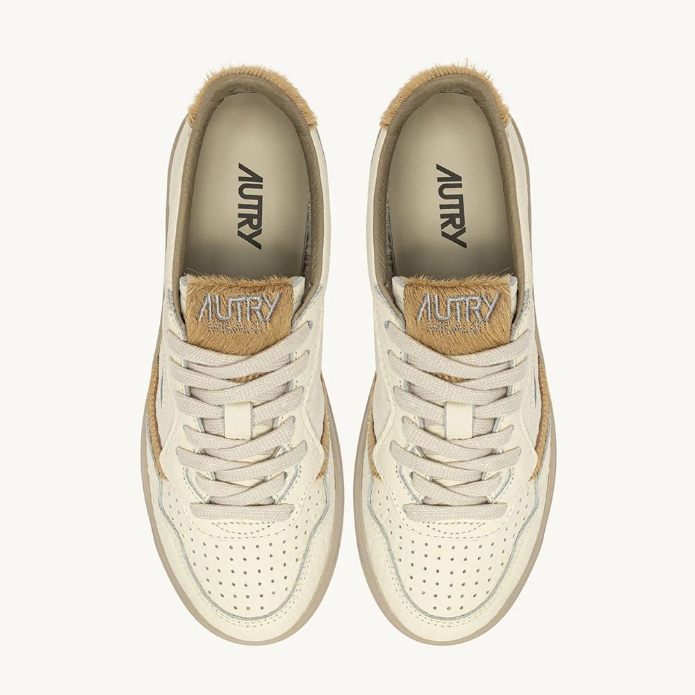 MEDALIST LOW WOMAN ELE/PONY White/Sand