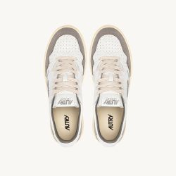 MEDALIST LOW MAN SOFT LEATHER/SUEDE White/Cemento