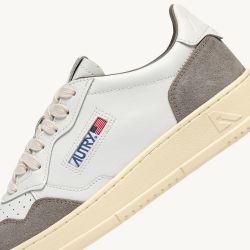 MEDALIST LOW MAN SOFT LEATHER/SUEDE White/Cemento