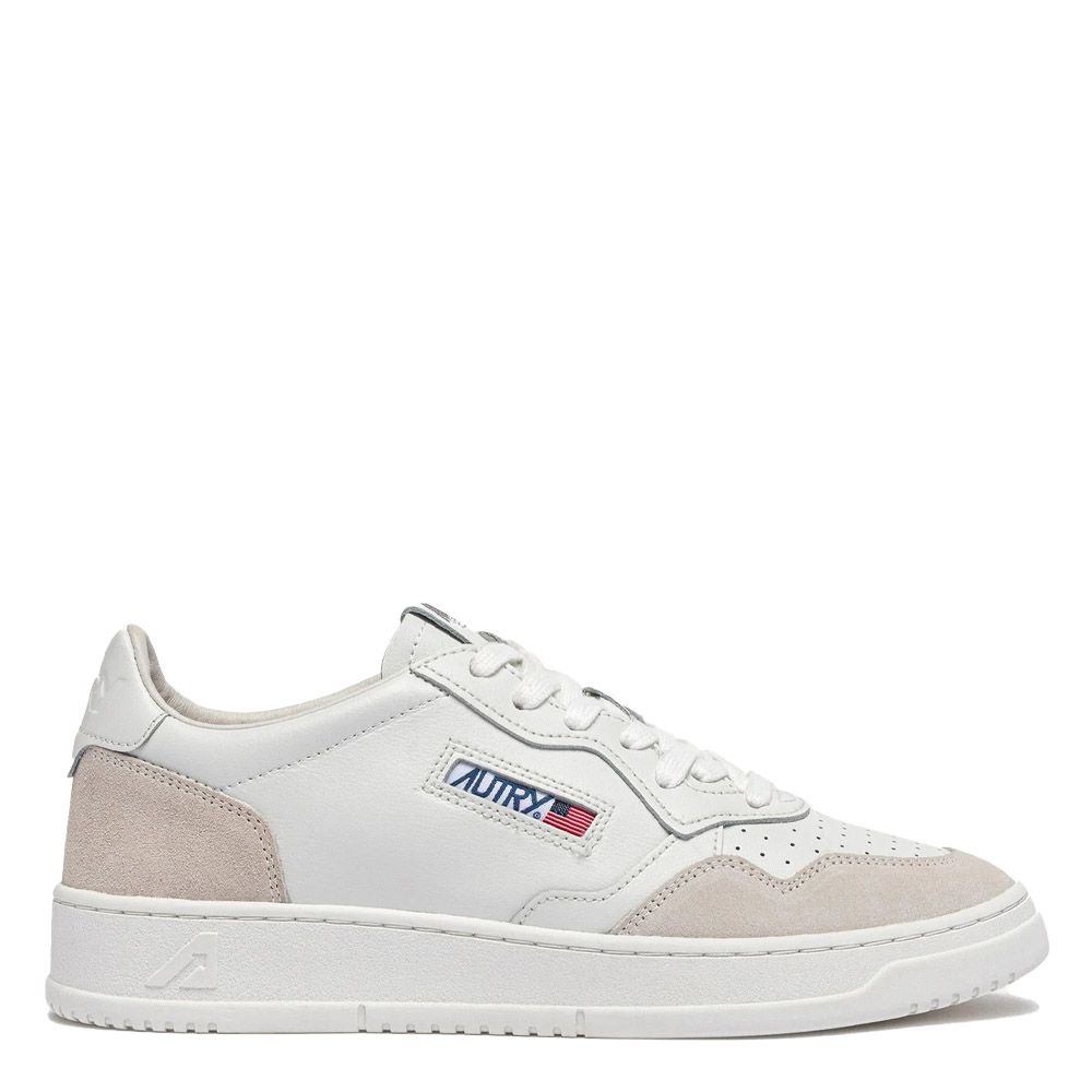 MEDALIST LOW MAN LEATHER/SUEDE Total White
