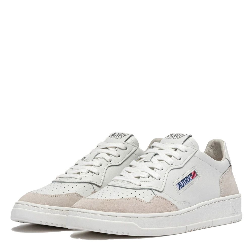 MEDALIST LOW MAN LEATHER/SUEDE Total White