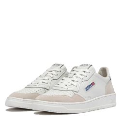 MEDALIST LOW MAN LEATHER/SUEDE Total White
