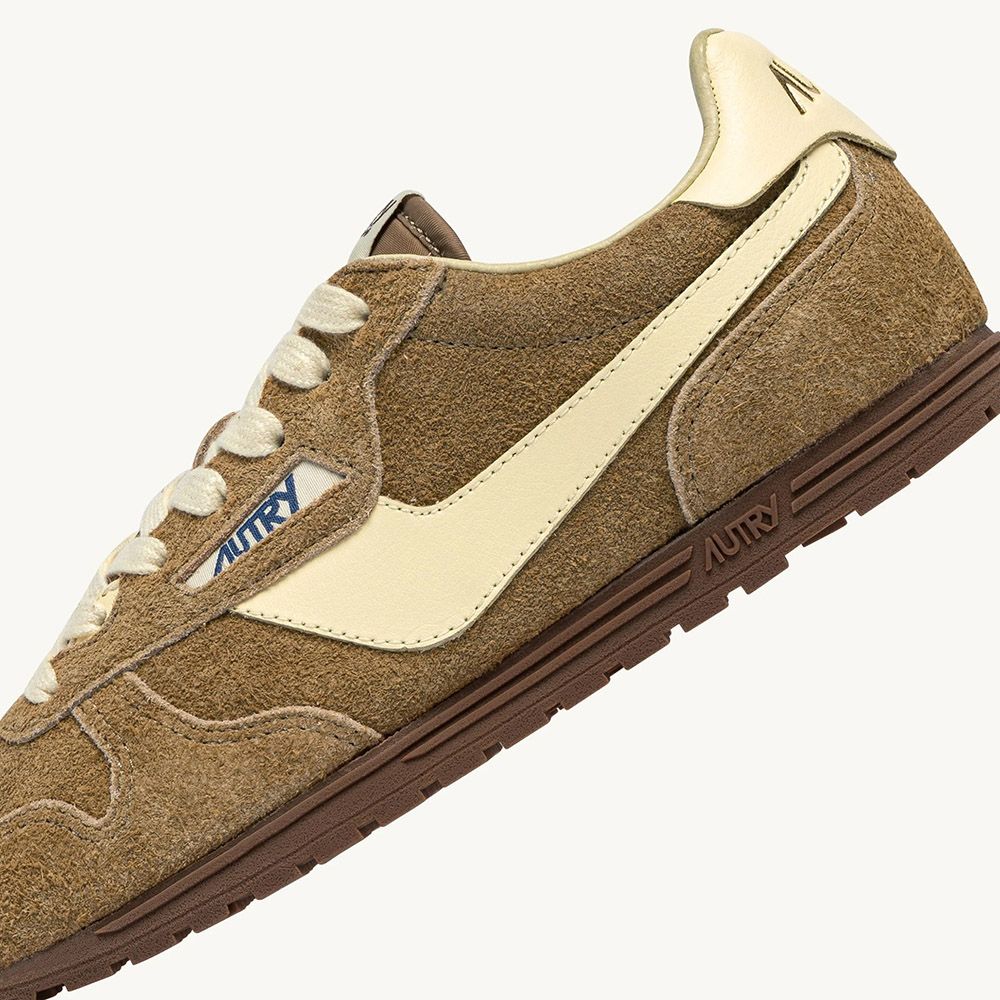 WINDSPIN LOW WOMAN SUEDE/LEATHER Couro/Rutabaga