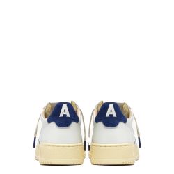 MEDALIST LOW MAN LEATHER/SUEDE LOGO White/Blue Depths