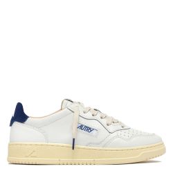 MEDALIST LOW MAN LEATHER/SUEDE LOGO White/Blue Depths