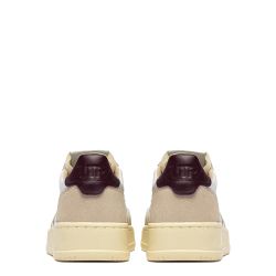 MEDALIST LOW WOMAN LEATHER/SUEDE White/Fig